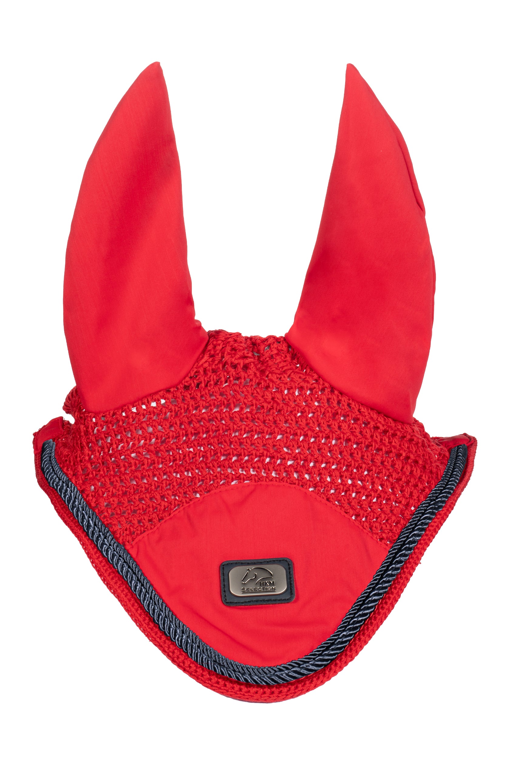 Bonnet anti-mouches pour cheval avec bords festonnés (Lilas Bonnet anti-mouches pour cheval avec bords festonnés (Lilas