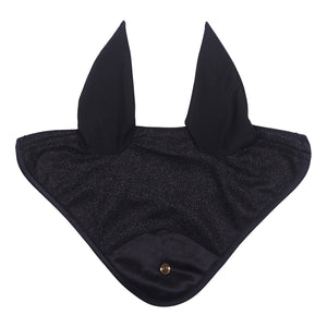 Bonnet anti-mouches pour shetlands, poneys et chevaux QHP Rio noir