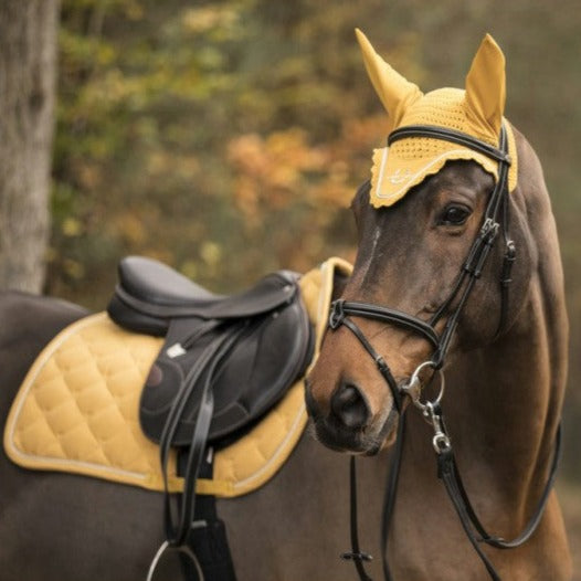 Tapis de selle pour chevaux Lami-Cell LC jaune