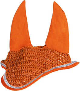 Bonnet pour shetlands, poneys et chevaux HKM Romy orange