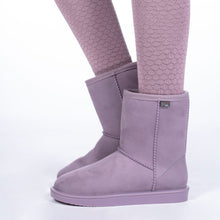 Charger l&#39;image dans la galerie, Boots fourrées et imperméables pour enfants et adultes HKM Davos mauve
