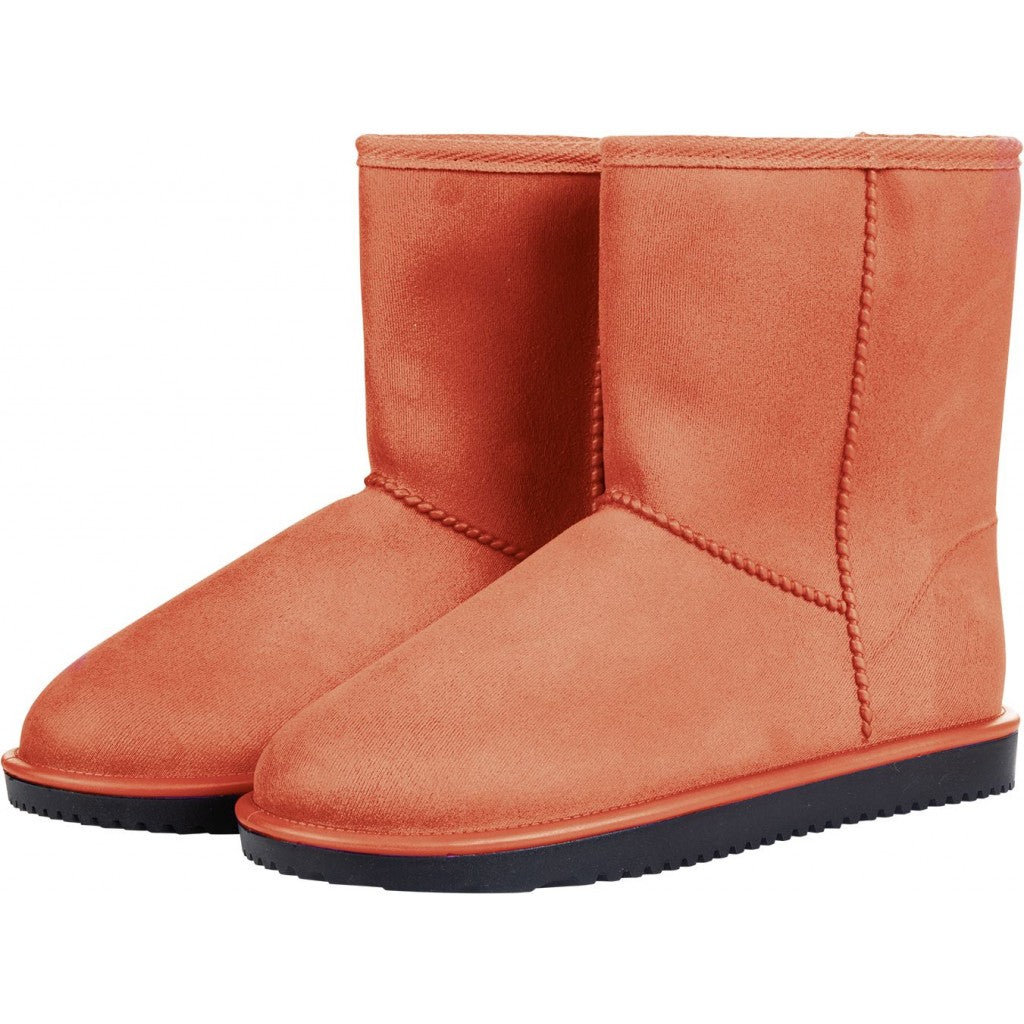 Boots fourrées et imperméables pour enfants et adultes HKM Davos orange