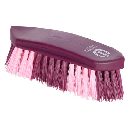 Brosse dure bicolore pour shetlands, poneys et chevaux Imperial Riding Dandy cassis