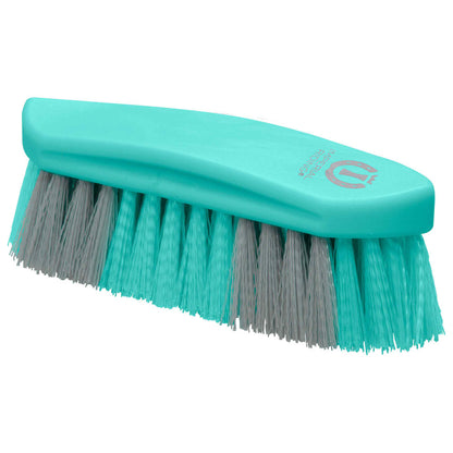 Brosse dure bicolore pour shetlands, poneys et chevaux Imperial Riding Dandy jade