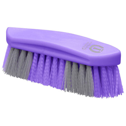 Brosse dure bicolore pour shetlands, poneys et chevaux Imperial Riding Dandy violet