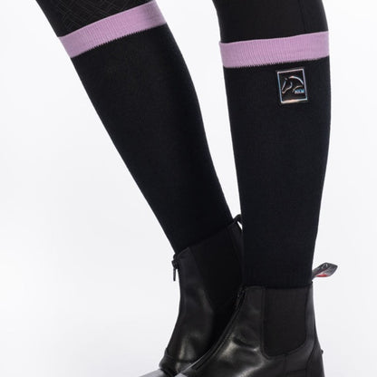 Chaussettes d'équitation HKM Harbour Island noires