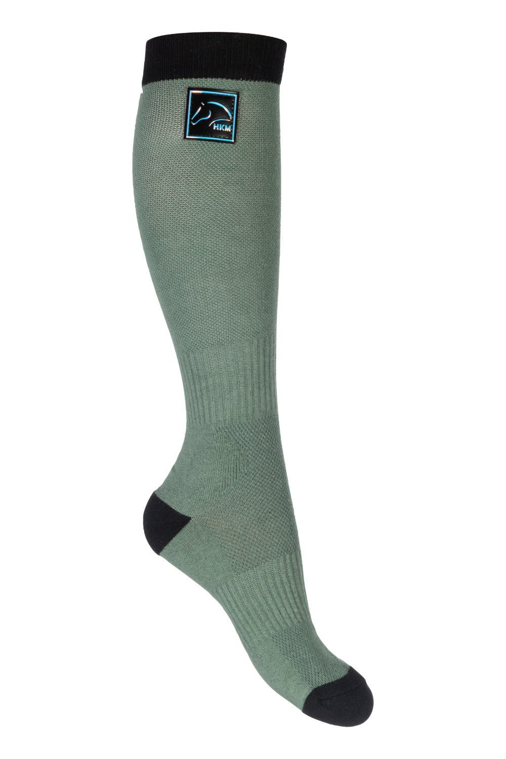 Chaussettes d'équitation HKM Harbour Island vert sauge