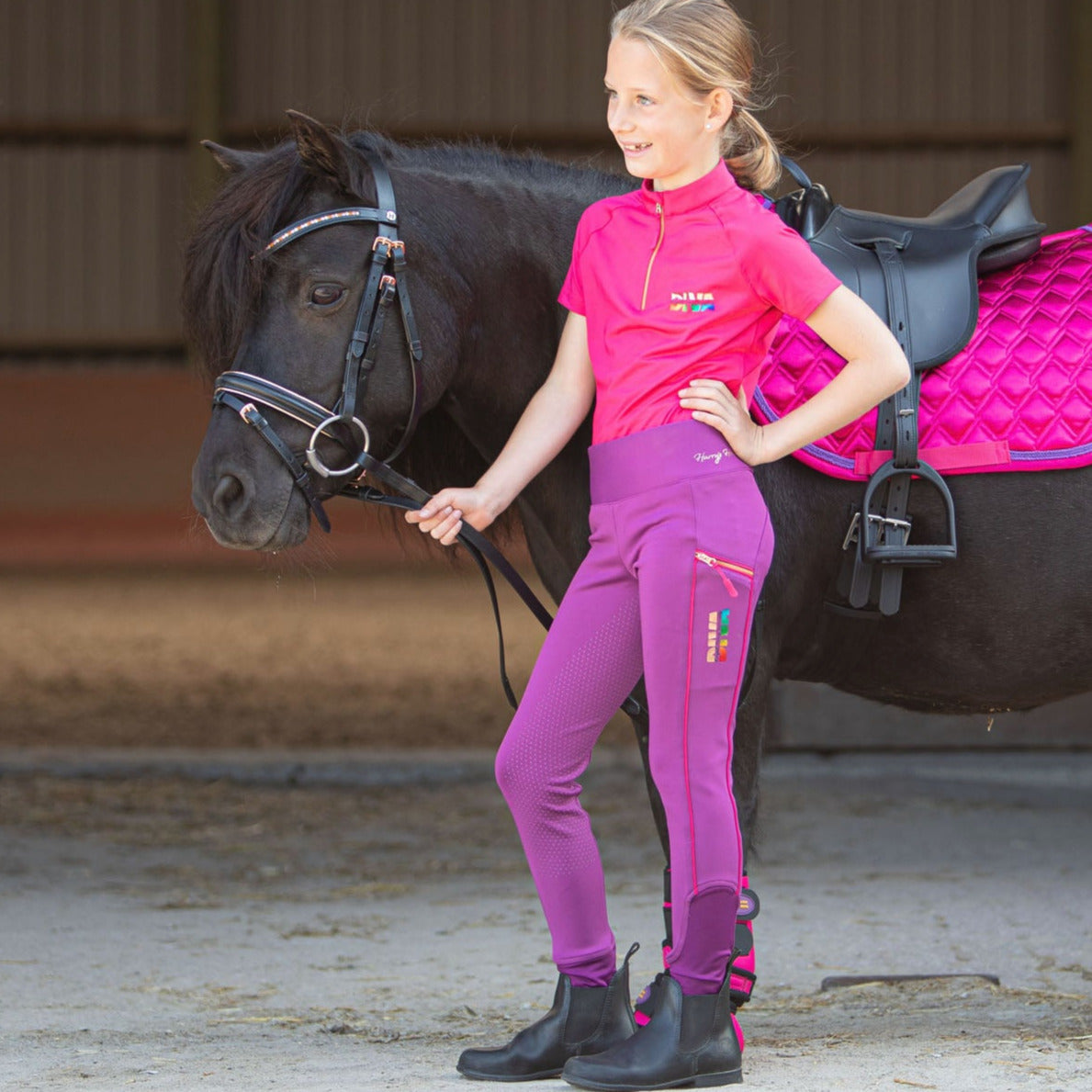 Legging d'équitation pour fille de 6 à 14 ans Harry's Horse Diva