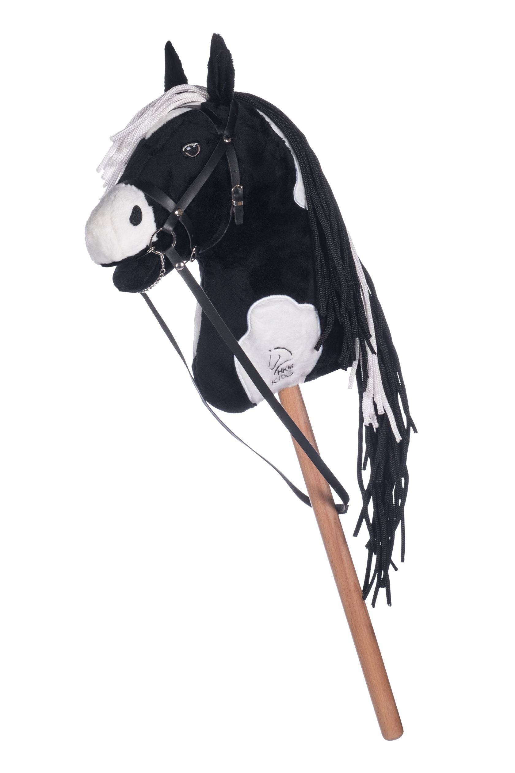 Jeu tête de cheval pour petits cavaliers HKM Hobby Horses noir