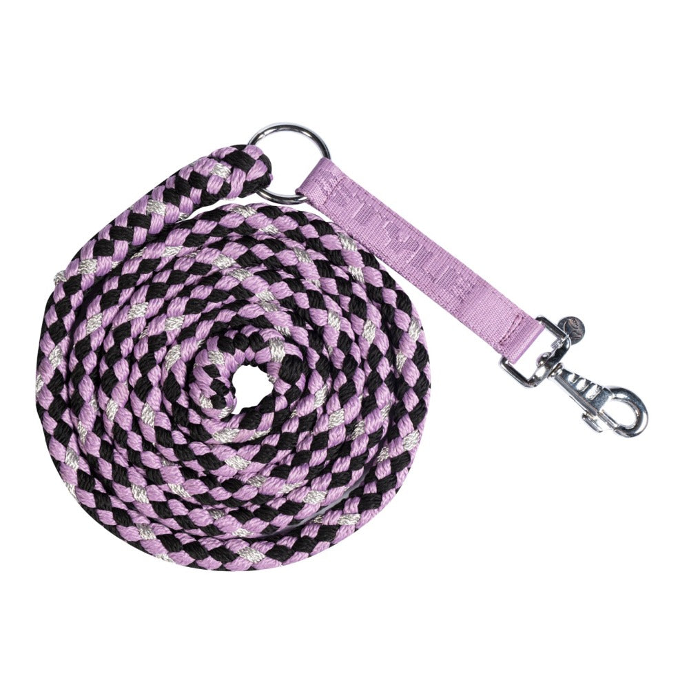 Longe pour poneys et chevaux HKM Harbour Island rose lilas