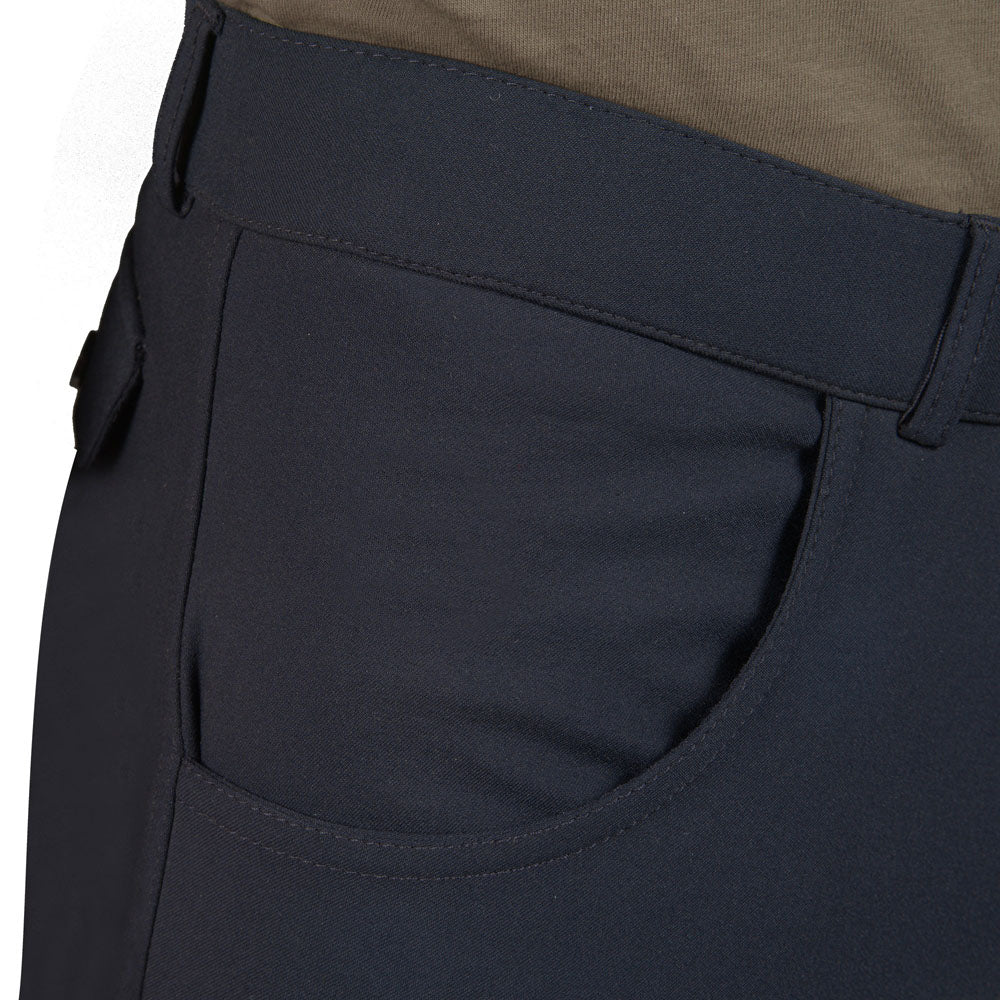 Pantalon d'équitation pour garçons de 10 à 16 ans Canter Collioure marine détail poche avant