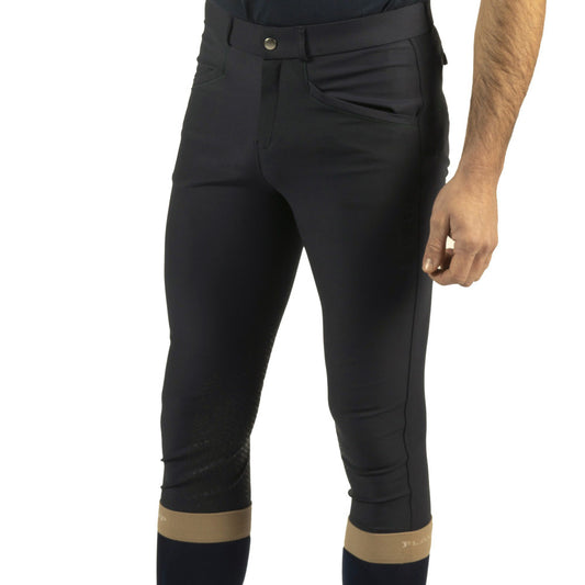 Pantalon d'équitation pour les garçons de 8 à 16 ans Flags and Cup Tenevo marine