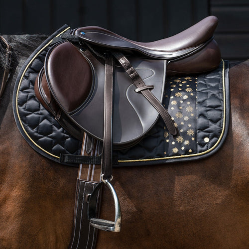 Tapis de selle pour poneys et chevaux QHP Celebrate