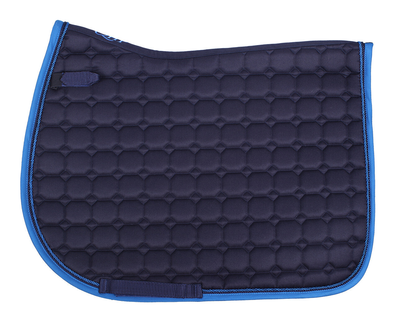 Tapis de selle HKM Romy bleu marine pour poney Tapis de selle HKM Romy bleu marine pour poney
