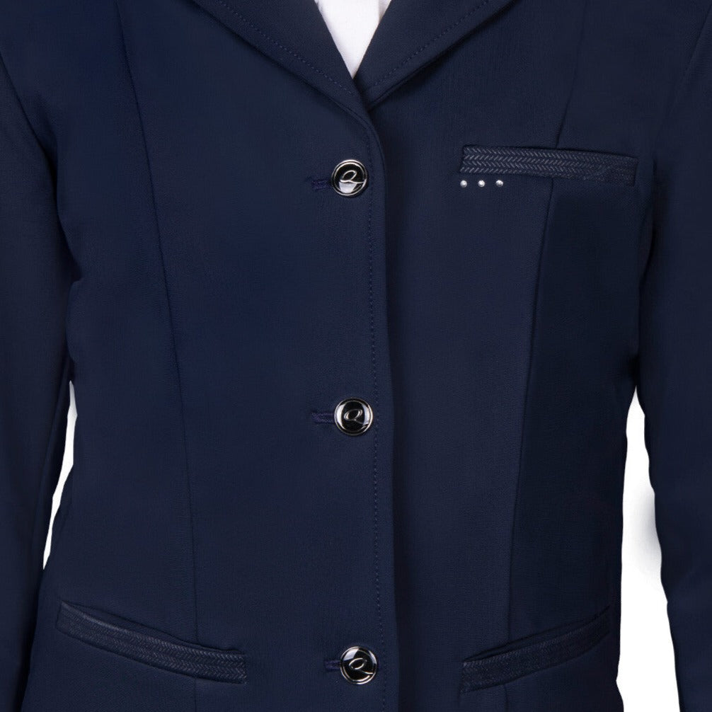 Veste de concours fille Paris - Bleu - Produits pour chevaux Veste de concours fille Paris - Bleu - Produits pour chevaux