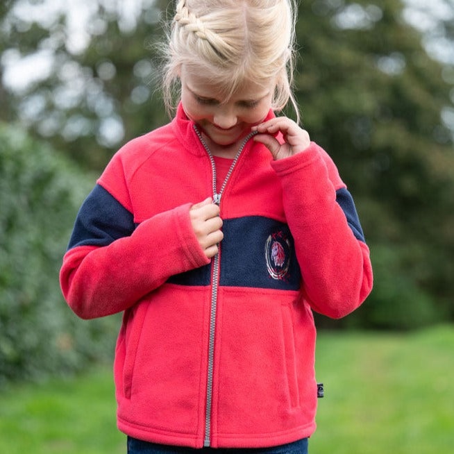 Veste polaire pour enfants de 2 à 11 ans HKM Aymee fuchsia