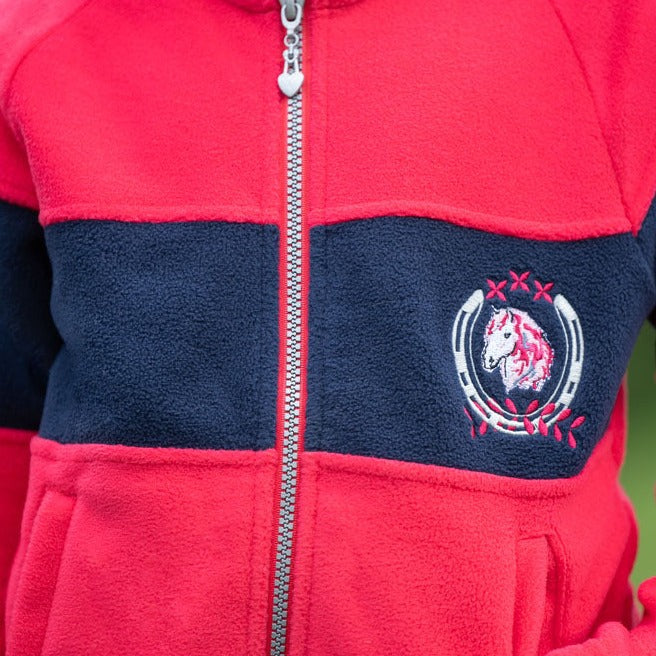 Veste polaire pour enfants de 2 à 11 ans HKM Aymee fuchsia