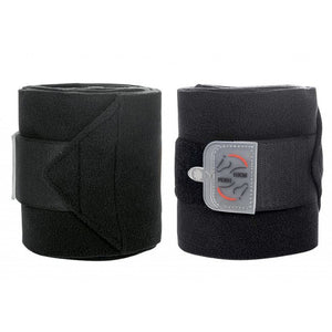 Bandes de polo pour poneys et chevaux HKM Performance noires