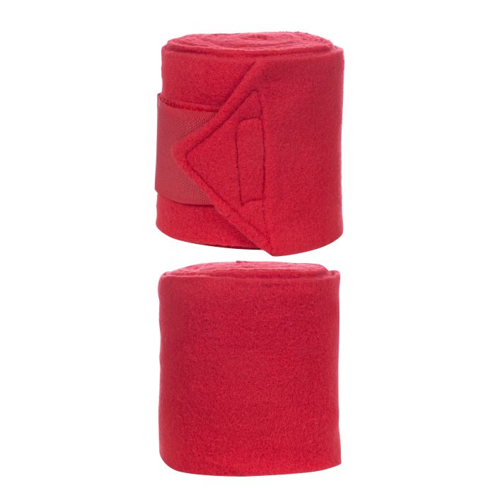 KURSHOW Lot de 4 bandages en polaire douce pour jambes de polo de cheval (2,5 m, noir KURSHOW Lot de 4 bandages en polaire douce pour jambes de polo de cheval (2,5 m, noir