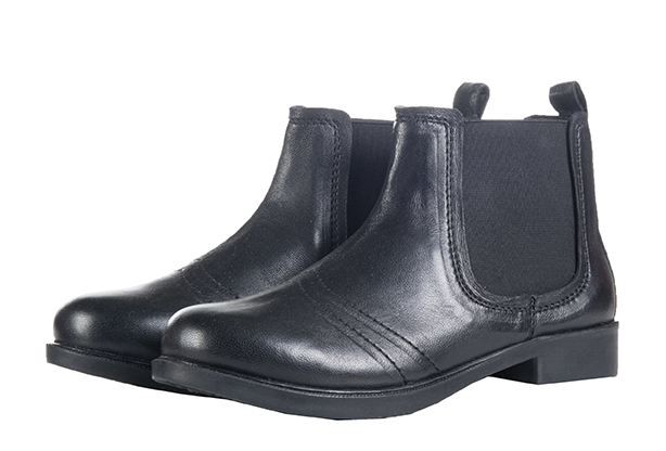 Boots d'équitation en cuir pour enfants du 28 au 34 HKM Jodhpur