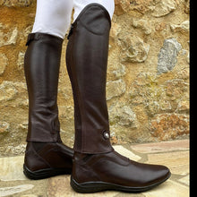 Charger l&#39;image dans la galerie, Ensemble boots et mini-chaps Privilège Equitation Nola marron
