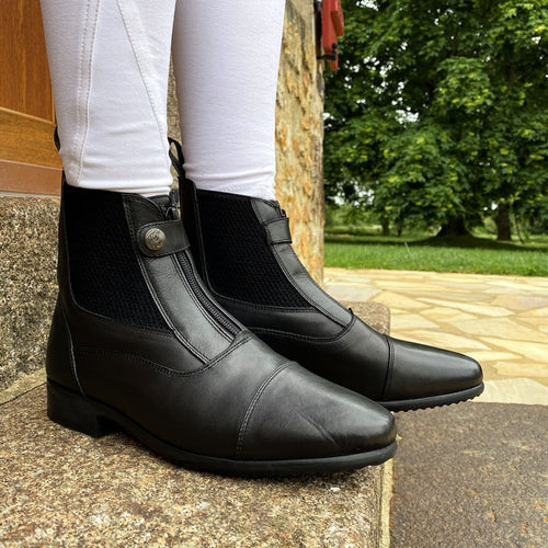 Boots Privilège Equitation Loreto noires portées