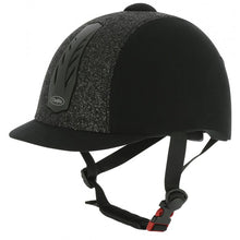Charger l&#39;image dans la galerie, Casque d&#39;équitation pour cavalières du 52 au 61 cms de tour de tête Choplin Aéro Lamé

