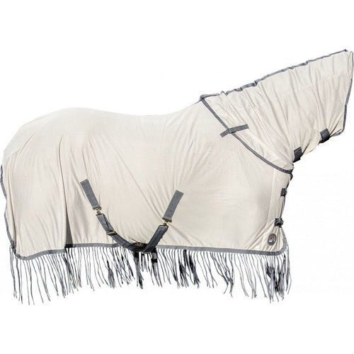 Chemise anti-mouches avec cou amovible pour poneys et chevaux HKM Fringes Plus