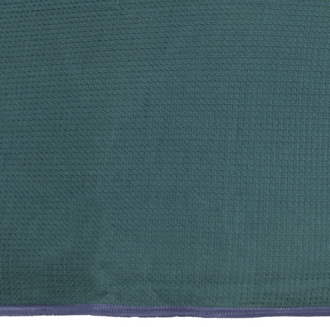Chemise séchante en coton pour poneys et chevaux HKM Oakland vert détail tissu gaufré