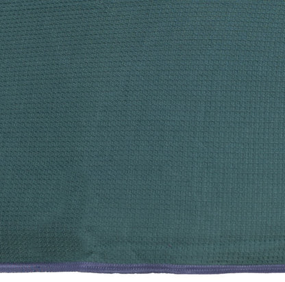 Chemise séchante en coton pour poneys et chevaux HKM Oakland vert détail tissu gaufré