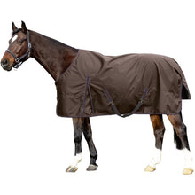 Charger l&#39;image dans la galerie, Chemise imperméable pour poneys et chevaux HKM Stay Dry marron
