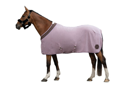 Chemise séchante polaire pour poneys et chevaux HKM Arctic Bay mauve