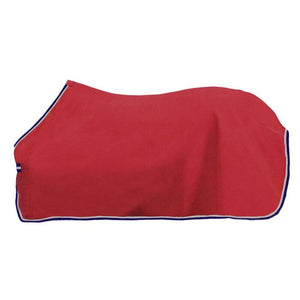 Chemise séchante polaire pour poneys et chevaux HKM Madrid rouge