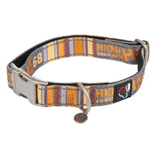 Charger l&#39;image dans la galerie, Collier réglable en nylon pour chien HKM Anam Cara Print taupe
