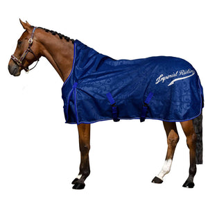 Couverture imperméable pour poneys et chevaux Imperial Riding Super Dry 400 grammes bleu roi