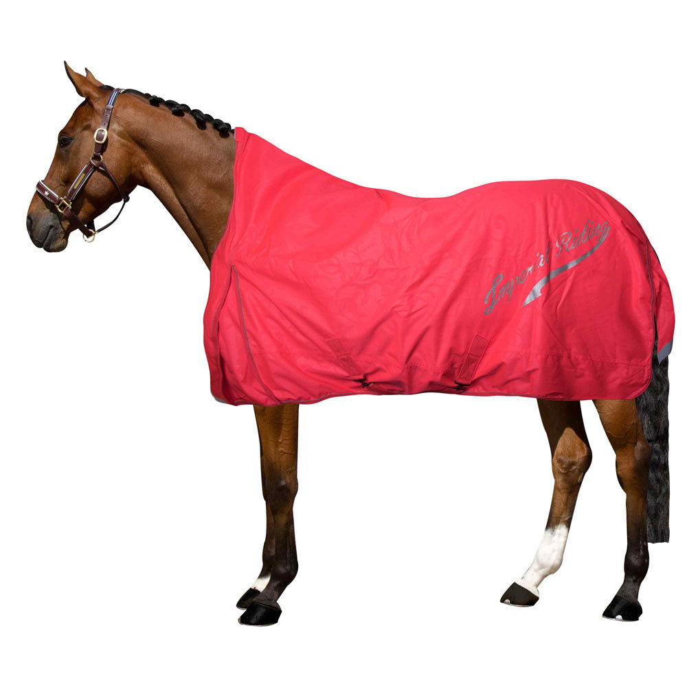 Couverture imperméable pour poneys et chevaux Imperial Riding Super Dry 100 grammes rose