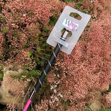 Charger l&#39;image dans la galerie, Cravache pour cavaliers juniors Whip&amp;Go Strass rose
