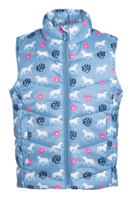 Doudoune sans manches pour filles de 3 à 12 ans HKM Bria Flower