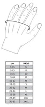 Charger l&#39;image dans la galerie, Tableau de mesure pour les gants d&#39;équitation HKM
