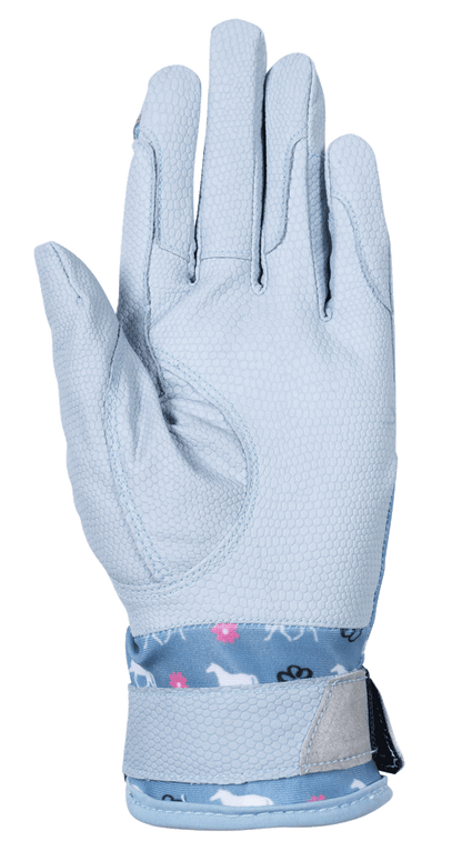 Gants d'équitation pour petites cavalières HKM Bria