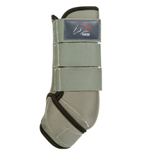 Charger l&#39;image dans la galerie, Guêtres de dressage pour poneys et chevaux HKM Colors gris
