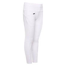 Charger l&#39;image dans la galerie, Legging équitation enfant de 3 à 16 ans Easy Rider Dietse full grip blanc
