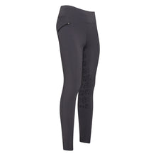 Charger l&#39;image dans la galerie, Legging équitation enfant de 3 à 16 ans Easy Rider Dietse full grip anthracite

