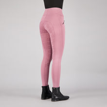 Charger l&#39;image dans la galerie, Legging équitation enfant de 3 à 16 ans Easy Rider Dietse full grip rose
