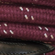 Charger l&#39;image dans la galerie, Licol pour poneys et chevaux Canter Corde cuir noir corde bordeaux
