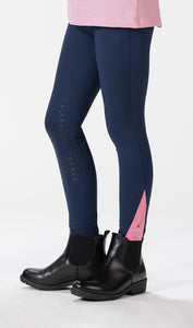 Pantalon équitation fille HKM Horse Spirit basanes grip
