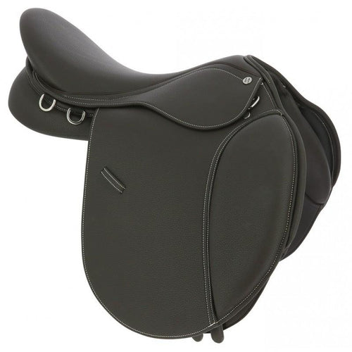 Selle synthétique pour poneys et chevaux Norton PRO Mixte noire