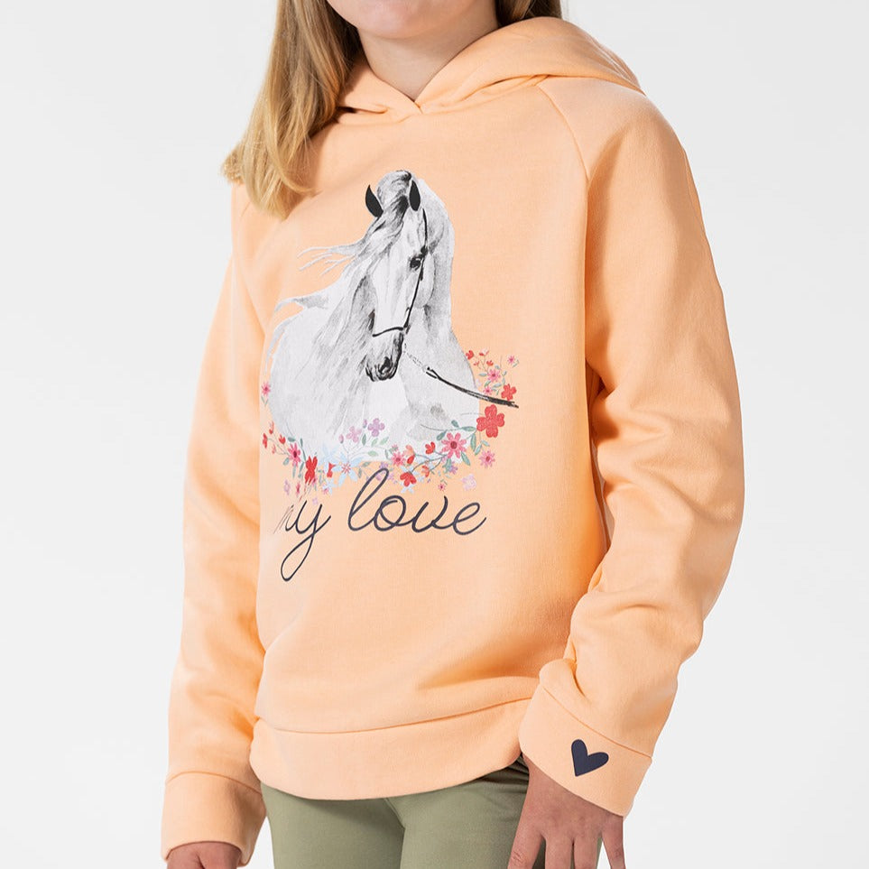 Sweat à capuche pour filles HKM Horse Spirit à 13 ans – En Selle