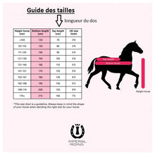 Charger l&#39;image dans la galerie, Guide des tailles pour les chemises et couvertures pour poneys et chevaux Imperial Riding
