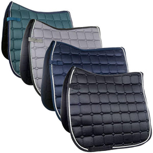 Tapis de selle pour poneys et chevaux CSO ou dressage HKM Madrid en 4 coloris